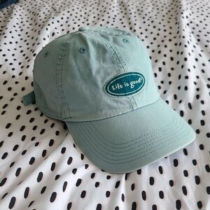 Life Is Good Women's Light Blue Hat